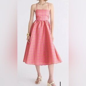 Darling barbiecore Jcrew dress sz. 0! NWT